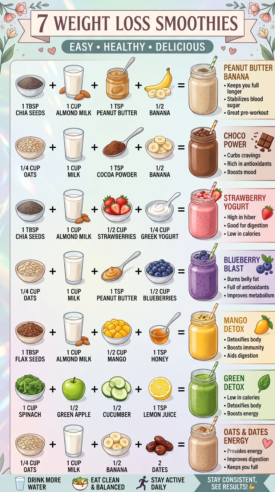 Blueberry Blast Smoothie: Metabolism-Boosting Recipe Blueberry Blast Smoothie