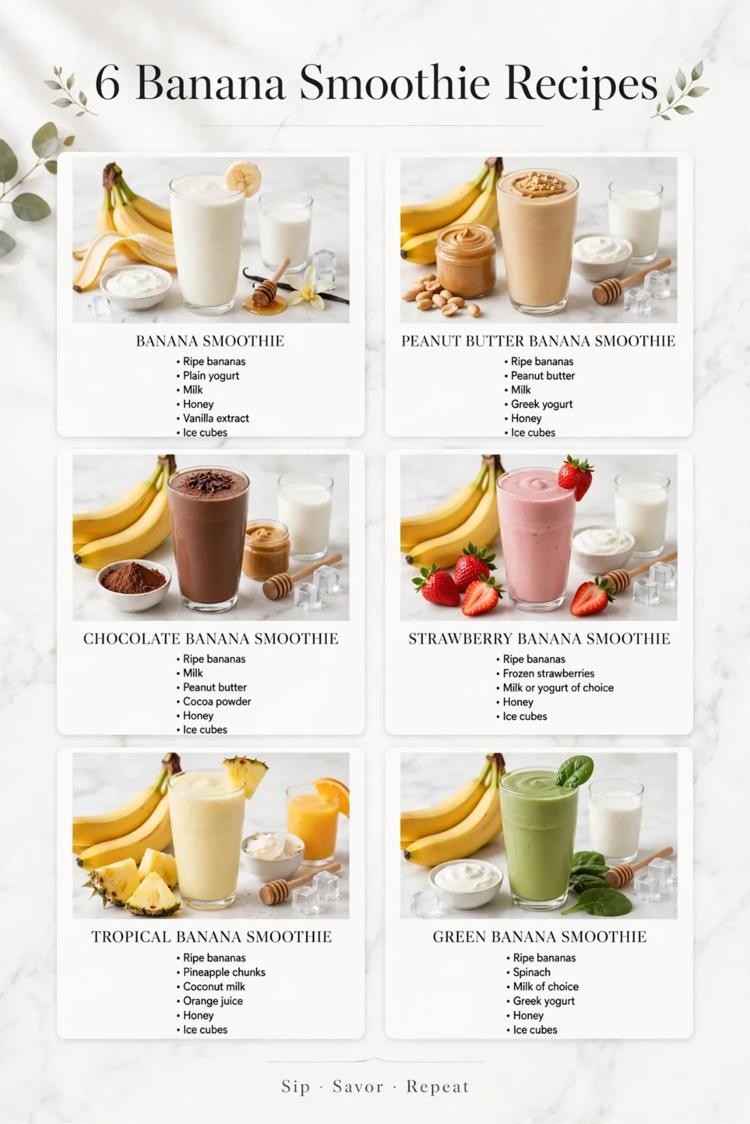 Chocolate Banana Smoothie: Rich, Creamy & Healthy Chocolate Banana Smoothie: Rich, Creamy & Healthy
