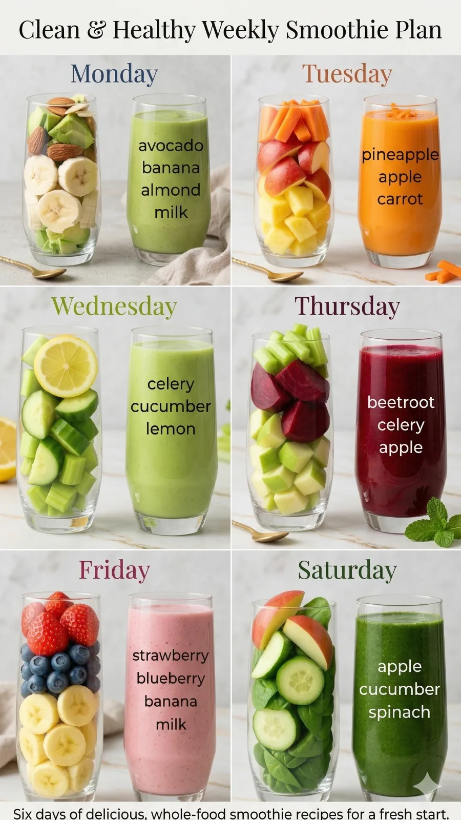 Creamy Avocado Banana Almond Smoothie