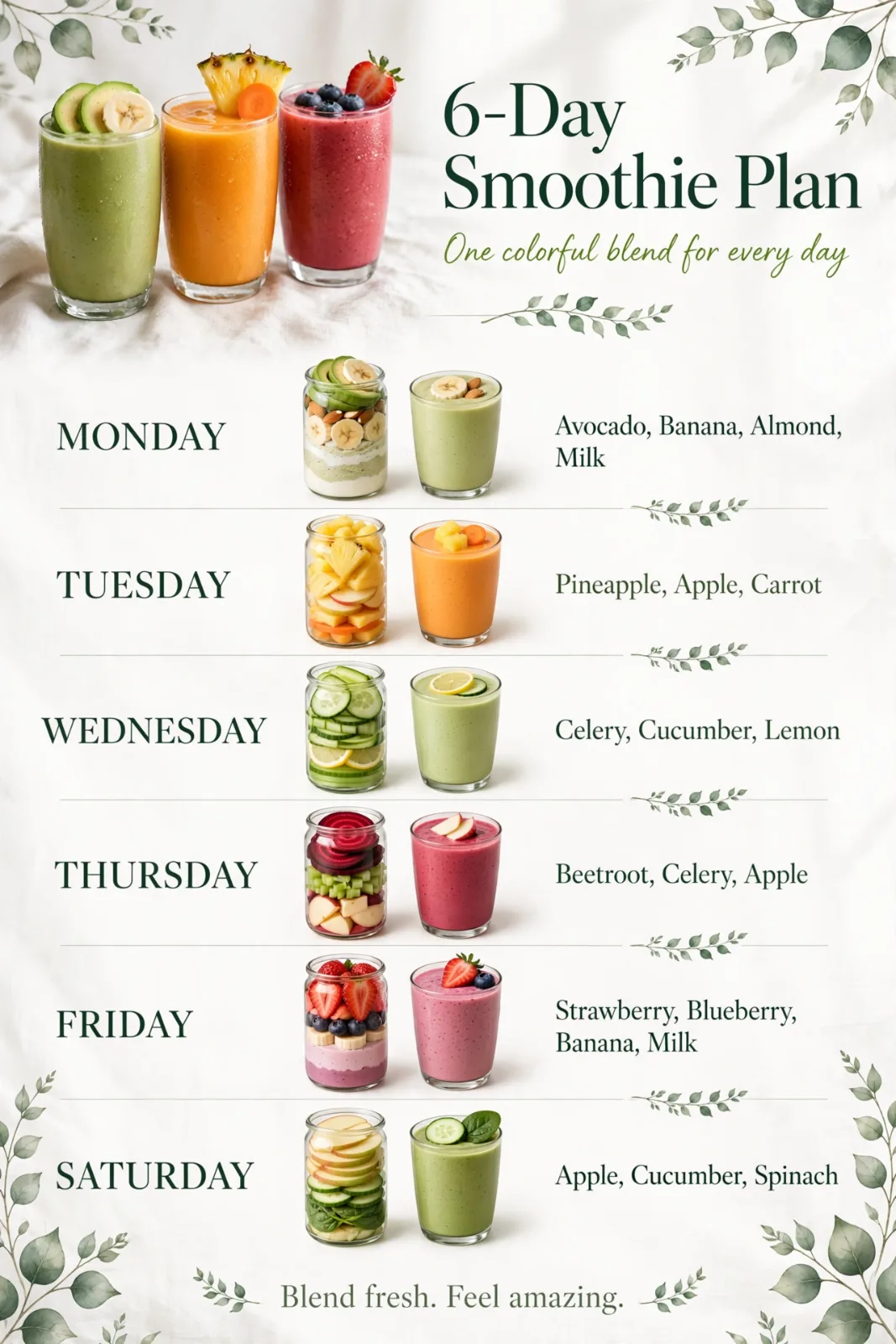 Creamy Avocado Banana Monday Smoothie