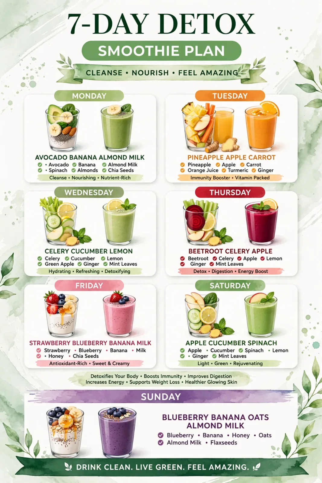 Avocado Banana Almond Milk Smoothie: Creamy Green Detox Creamy Green Avocado Banana Almond Smoothie