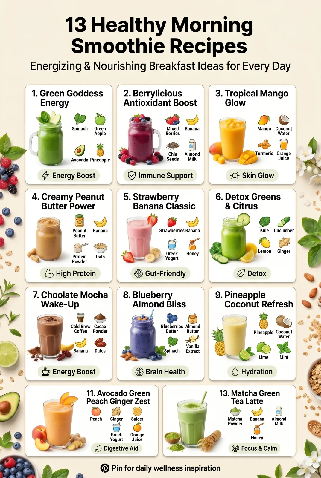 Creamy Peanut Butter Power Smoothie