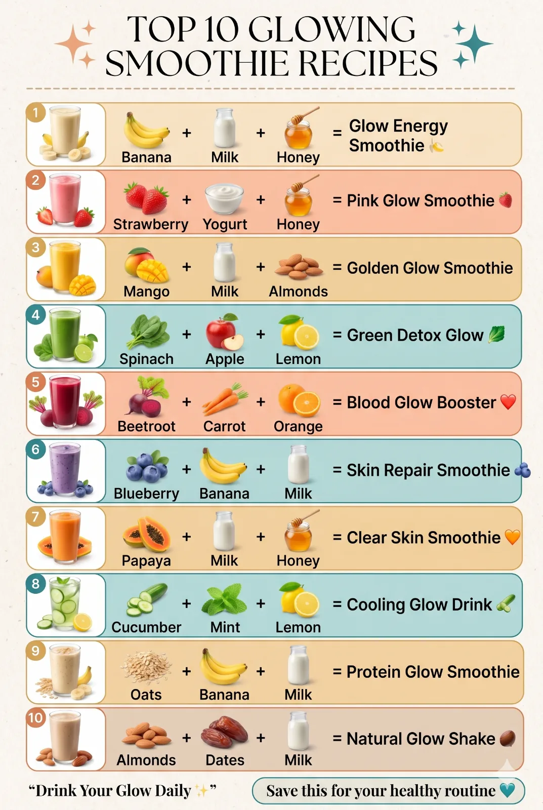 Golden Glow Almond Date Shake