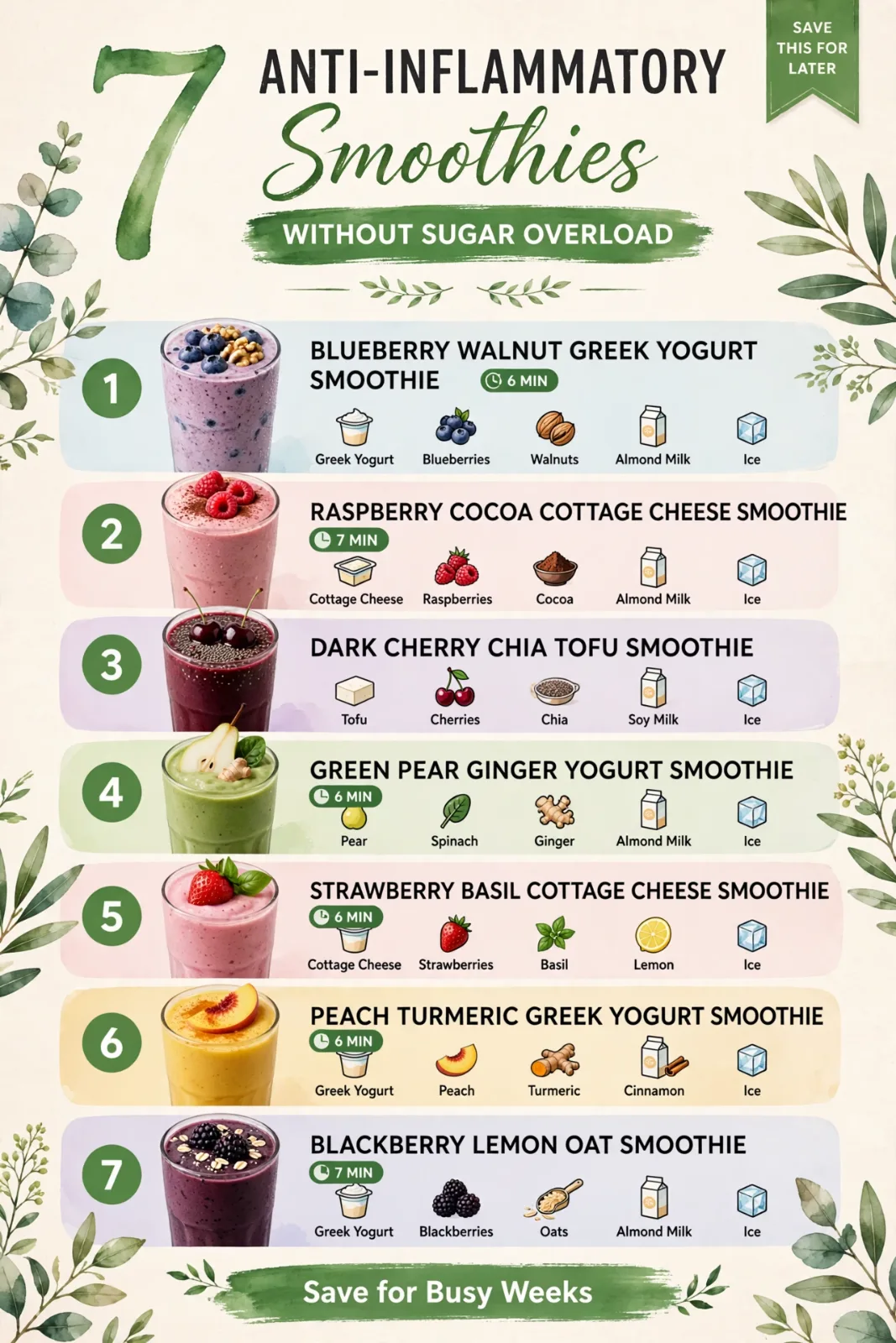 Anti-Inflammatory Smoothie Recipe for Healing Anti-Inflammatory Smoothie Recipe for Healing
