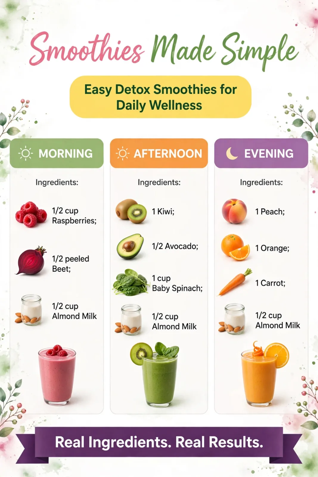 Afternoon Detox Smoothie: Kiwi Avocado Green Blend Afternoon Detox Smoothie: Kiwi Avocado Green Blend