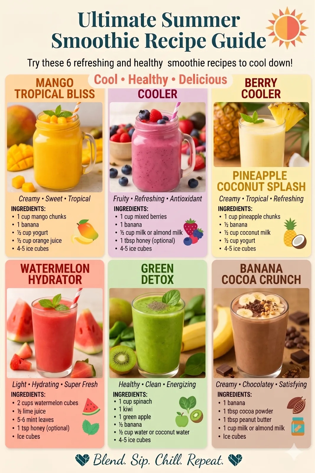 Mango Tropical Bliss Smoothie