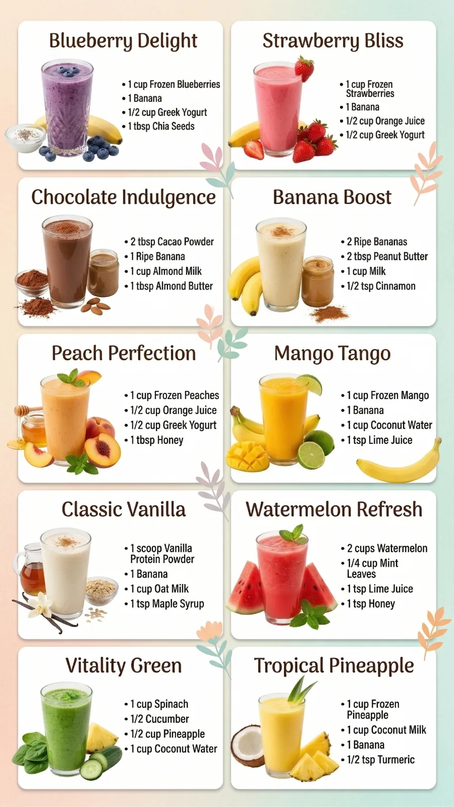 Peach Perfection Smoothie