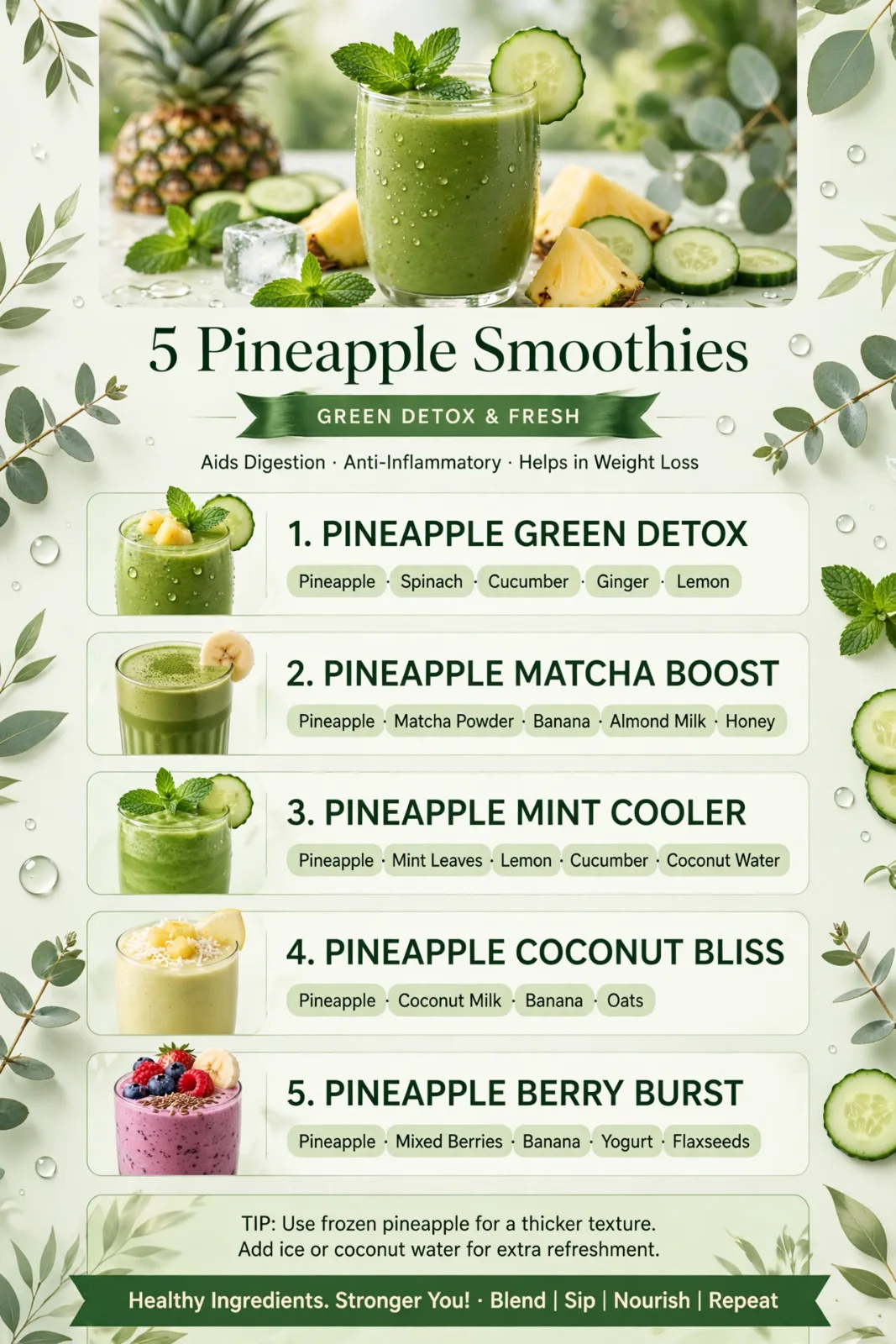 Pineapple Berry Burst Smoothie