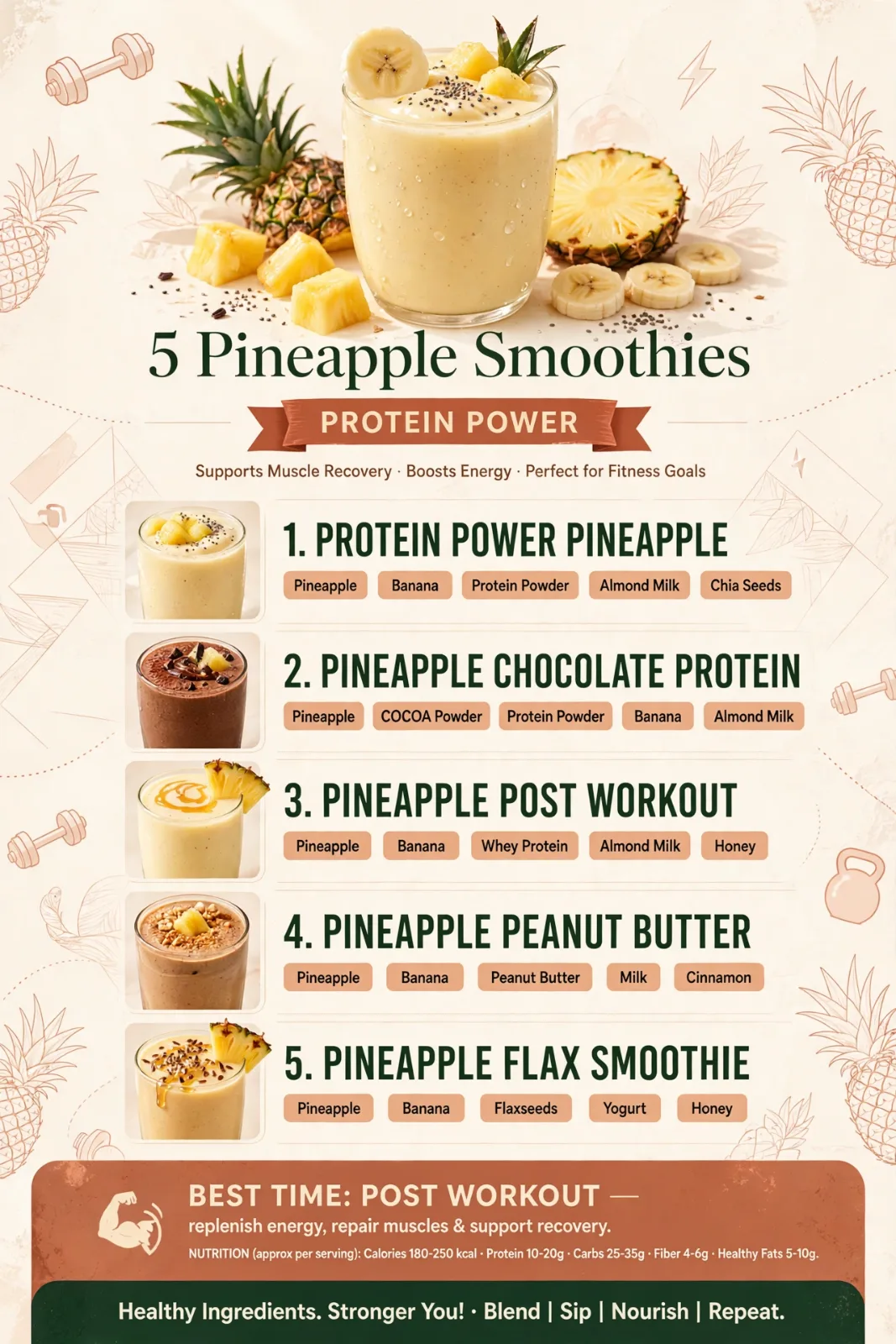 Protein Power Pineapple Punch