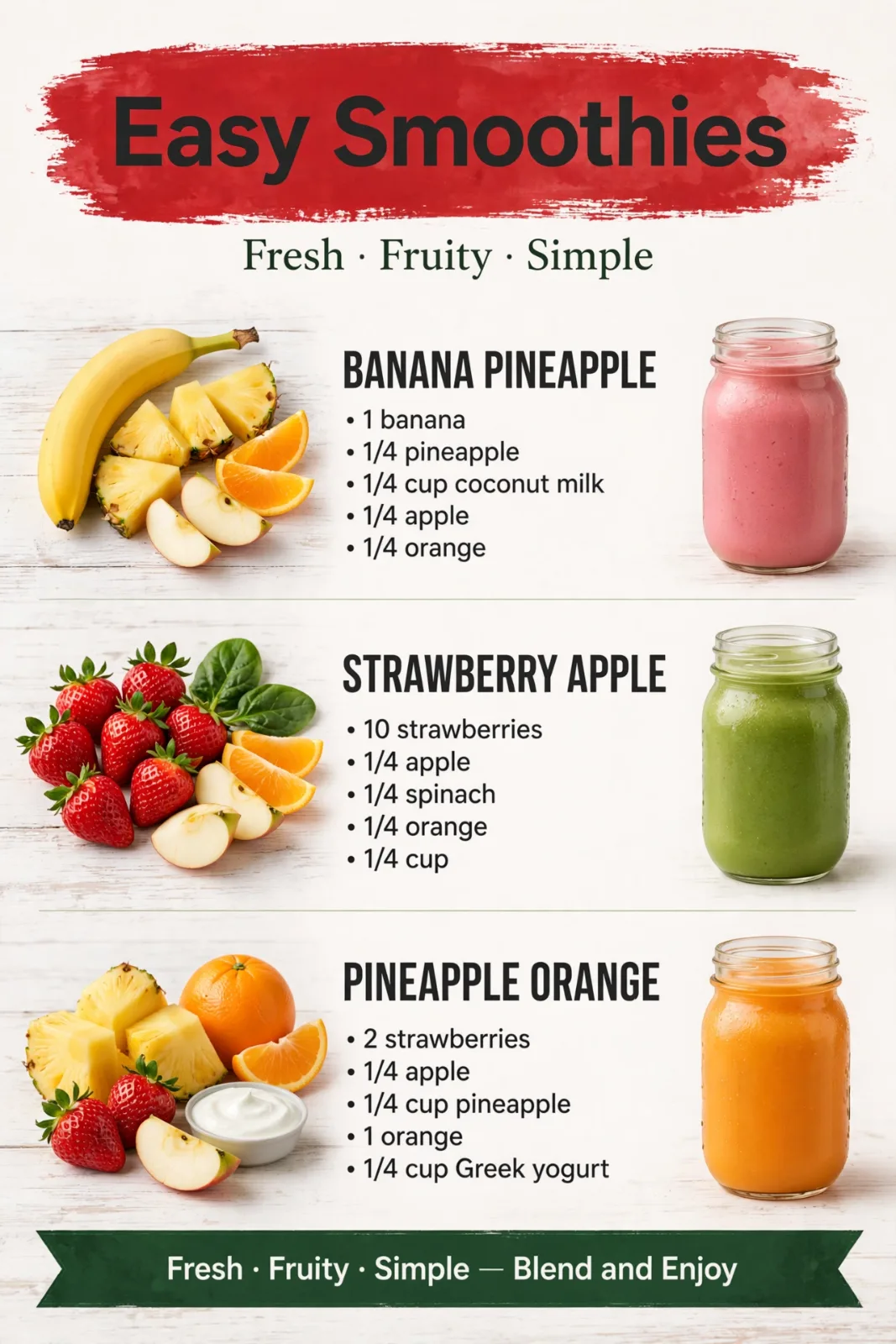 Sunshine Citrus Pineapple Orange Smoothie