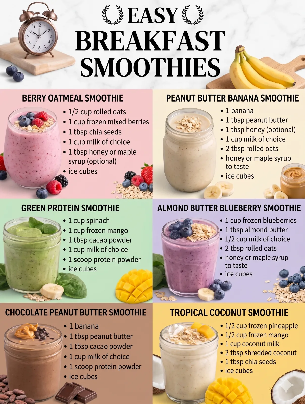 Tropical Coconut Sunset Smoothie