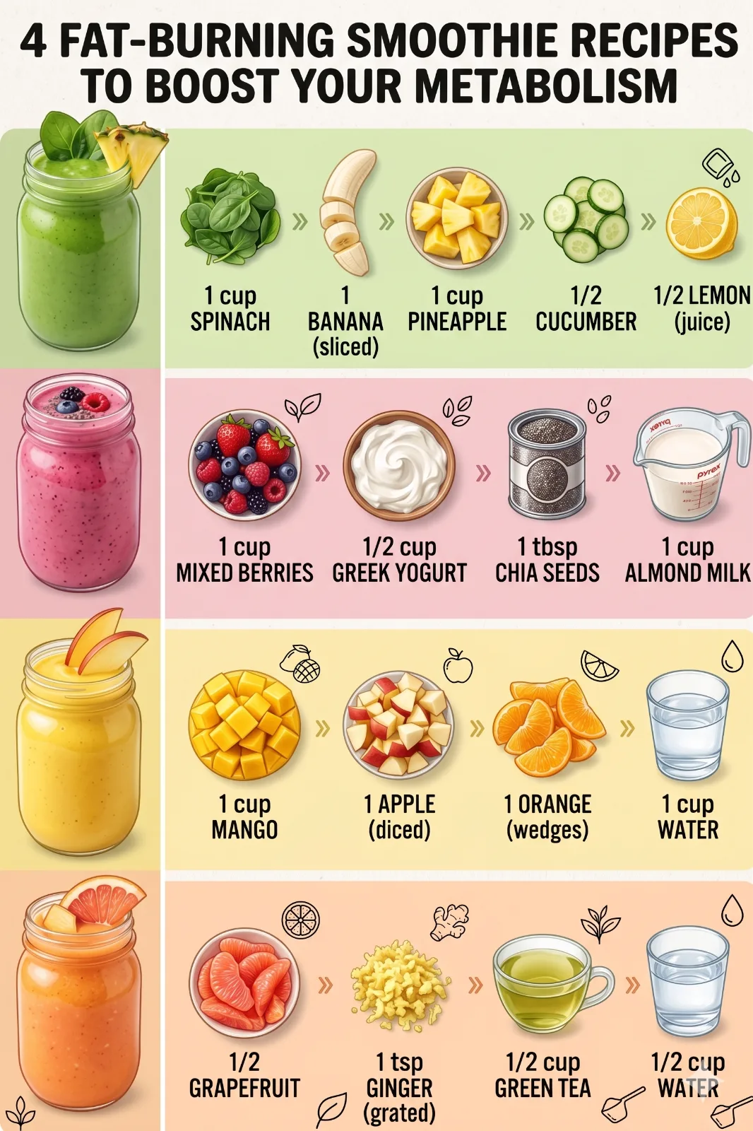 Tropical Green Glow Smoothie